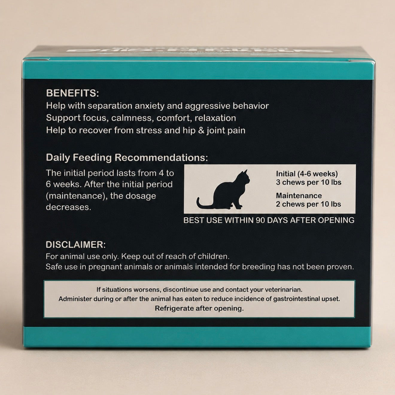 Oimmal Hemp Calming Chews for Cats - Soft Chews