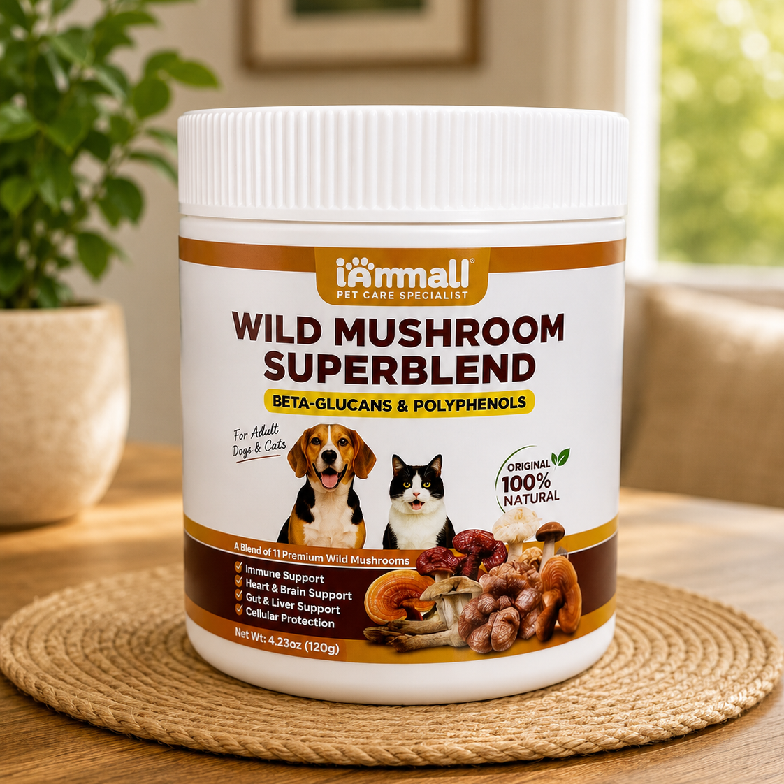 NEW ARRIVAL | Oimmal Wild Mushroom Superblend for Dogs & Cats
