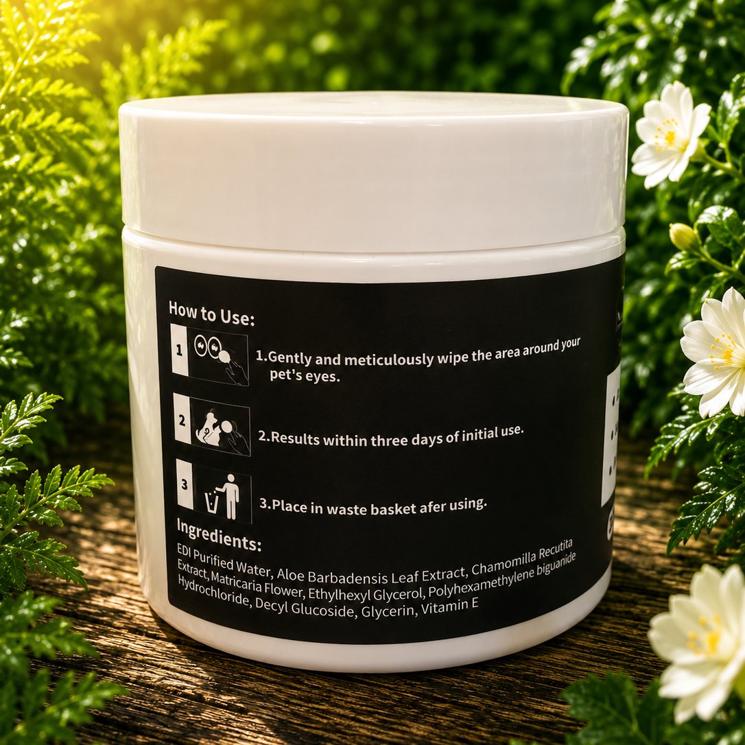 Eye Wipes for Dogs & Cats
