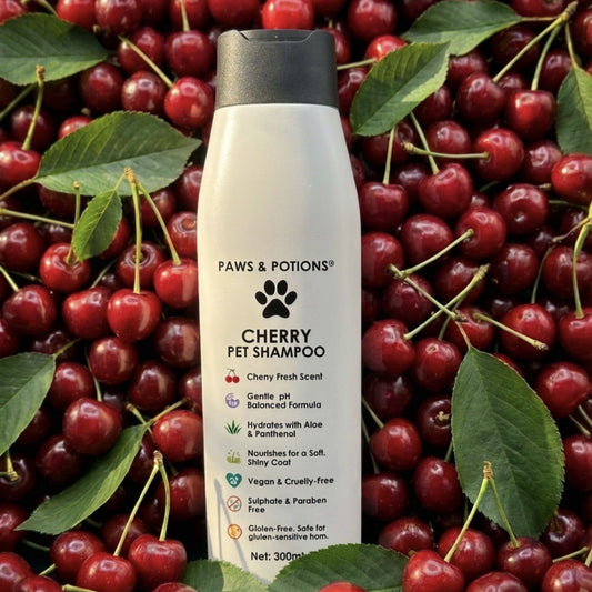 🍒 Cherry Fresh Dog & Cat Shampoo – Natural Botanical Pet Shampoo -  Paws & Potions®