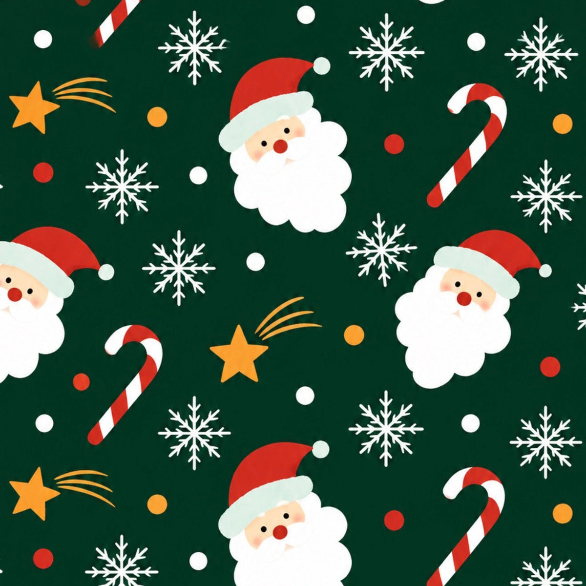 Frenchie Festive “Santa Paws & Snowflakes” Christmas Pyjamas