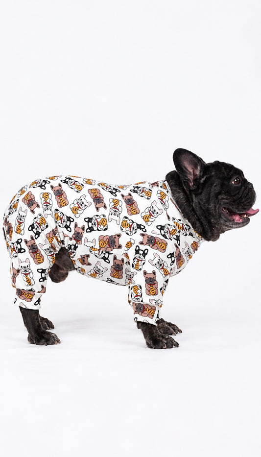 Frenchie Pyjamas – Cute, Comfy & Designed Just for French Bulldogs!