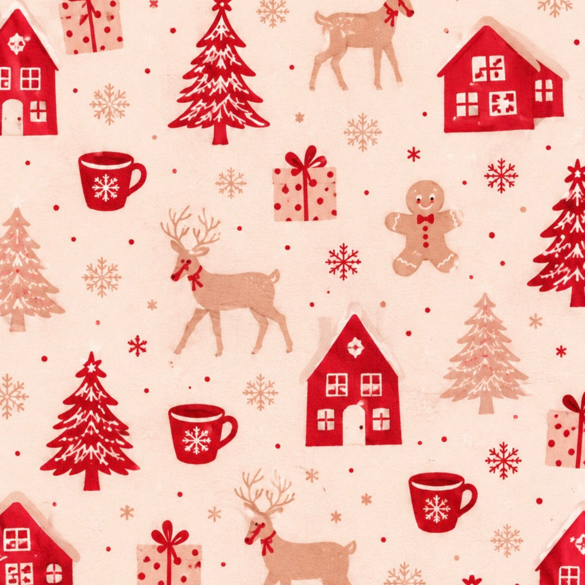 Frenchie Festive “Howl-iday Village” Christmas Pyjamas