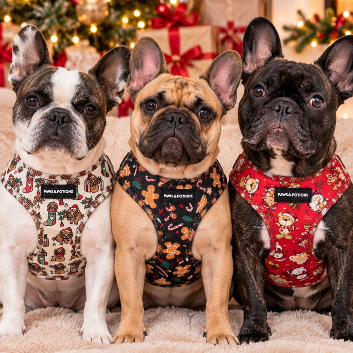 Festive Slothmas Christmas Dog Harness & Matching Set | Paws & Potions®