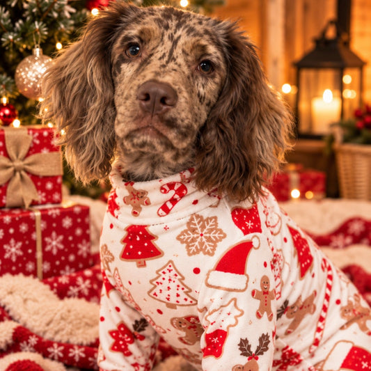 Pooch Festive “Paw-liday Cookie Crunch” Christmas Pyjamas