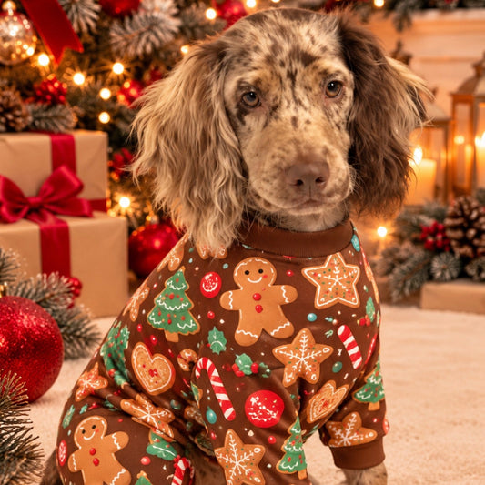 Pooch Festive “Biscuit & Bone Bonanza” Christmas Pyjamas
