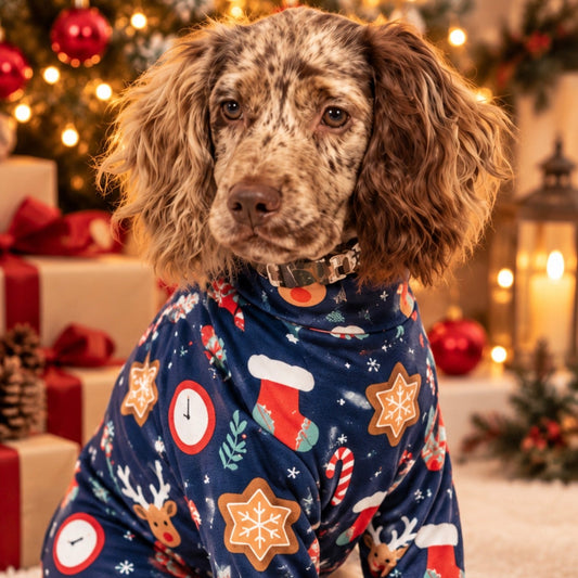Pooch Festive “Rein-DOG Romp” Christmas Pyjamas
