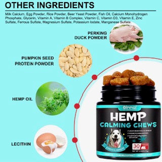 Oimmal Hemp Calming Chews for Dogs