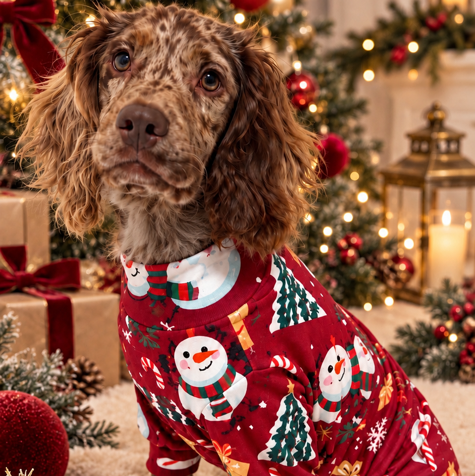 Pooch Festive “Snow Woof Wonderland” Christmas Pyjamas