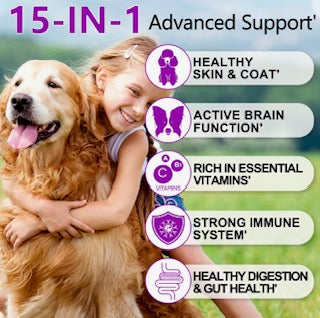 Oimmal 15-in-1 Multivitamin Soft Chews for Dogs