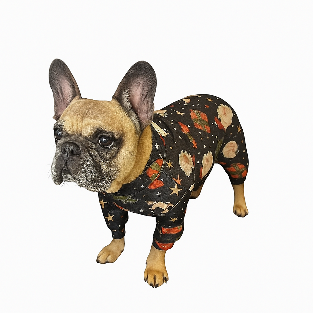 🎄Frenchie Festive “Silent Night, Snoring Pup” Frenchie Christmas Pyjamas