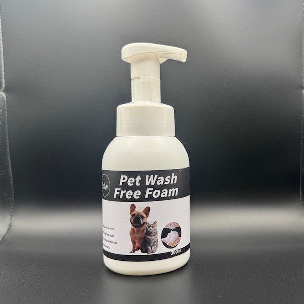 🐾 Pet Wash Free Foam – Quick, Gentle, Waterless Clean