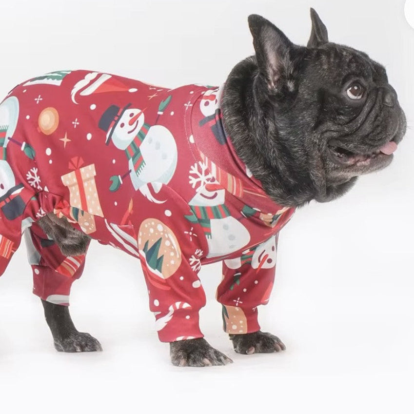 🎄Frenchie Festive “Snow Woof Wonderland” Christmas Pyjamas