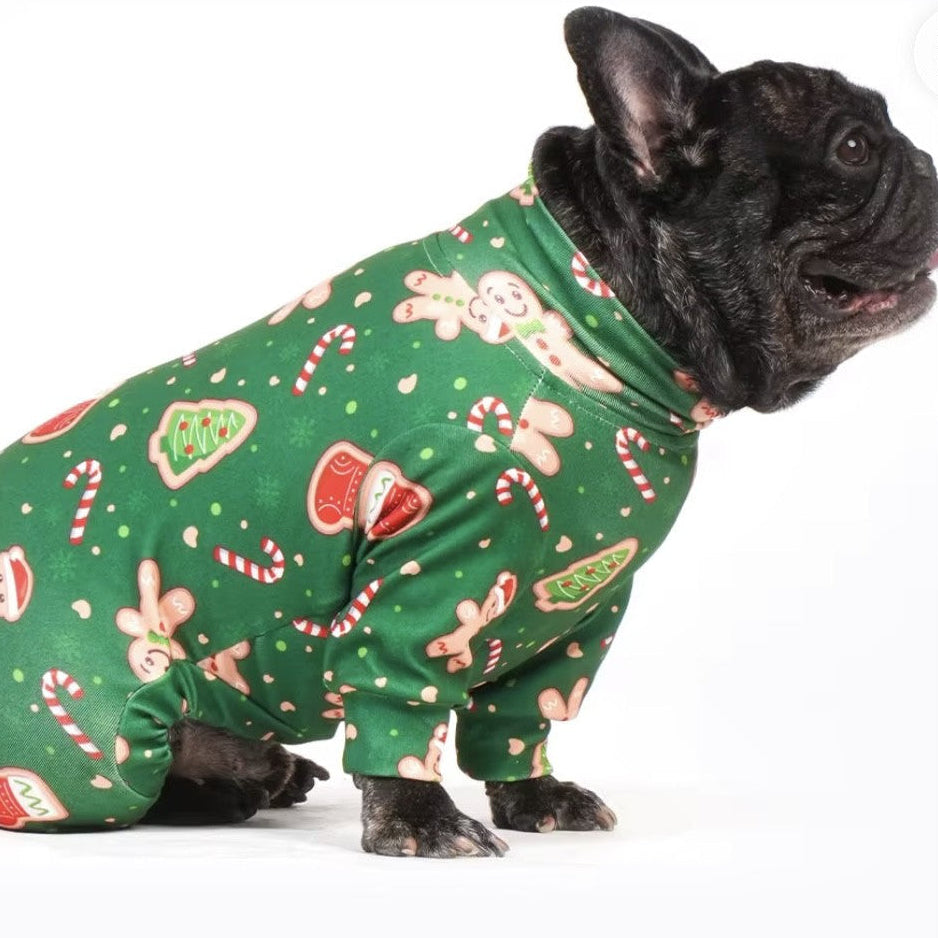 🎄Frenchie Festive “Gingerbread Good Boy” Christmas Pyjamas