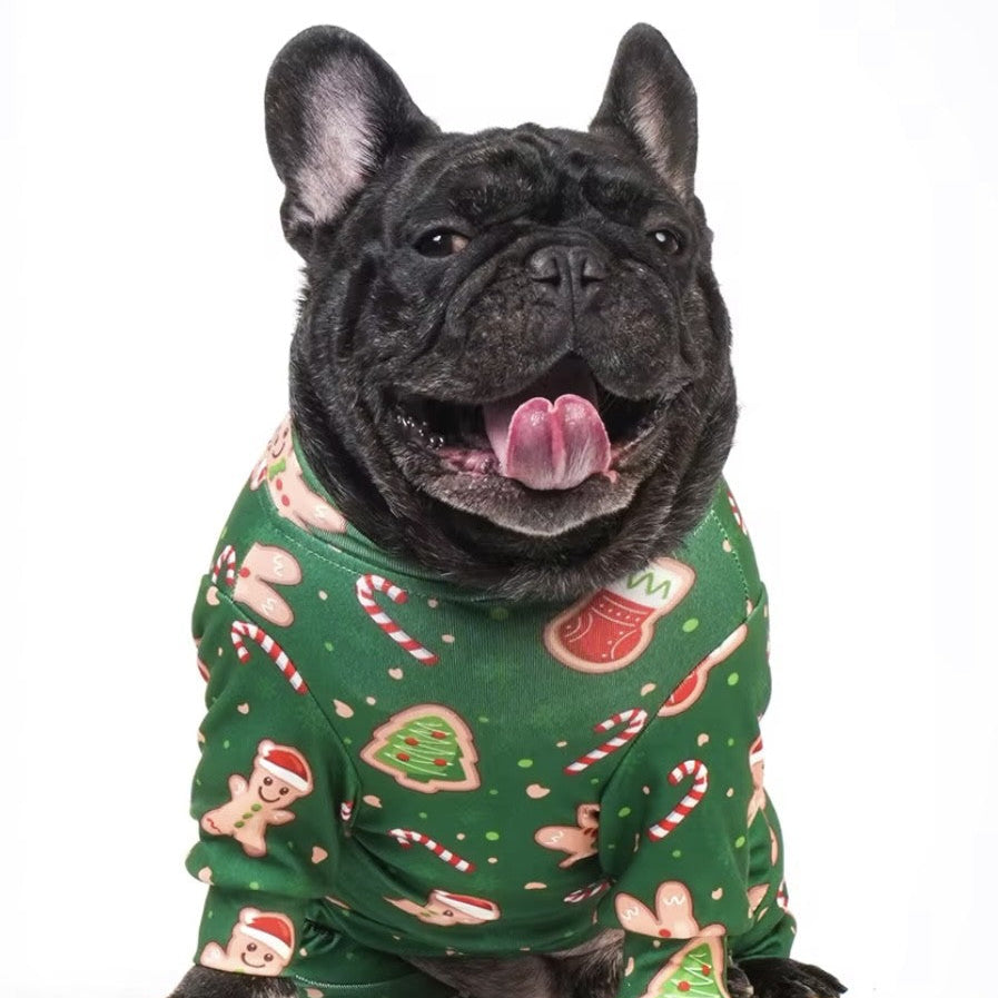 🎄Frenchie Festive “Gingerbread Good Boy” Christmas Pyjamas