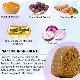 Oimmal Allergy Relief Immune Support Chews for Dogs