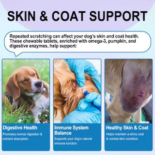 Oimmal Allergy Relief Immune Support Chews for Dogs