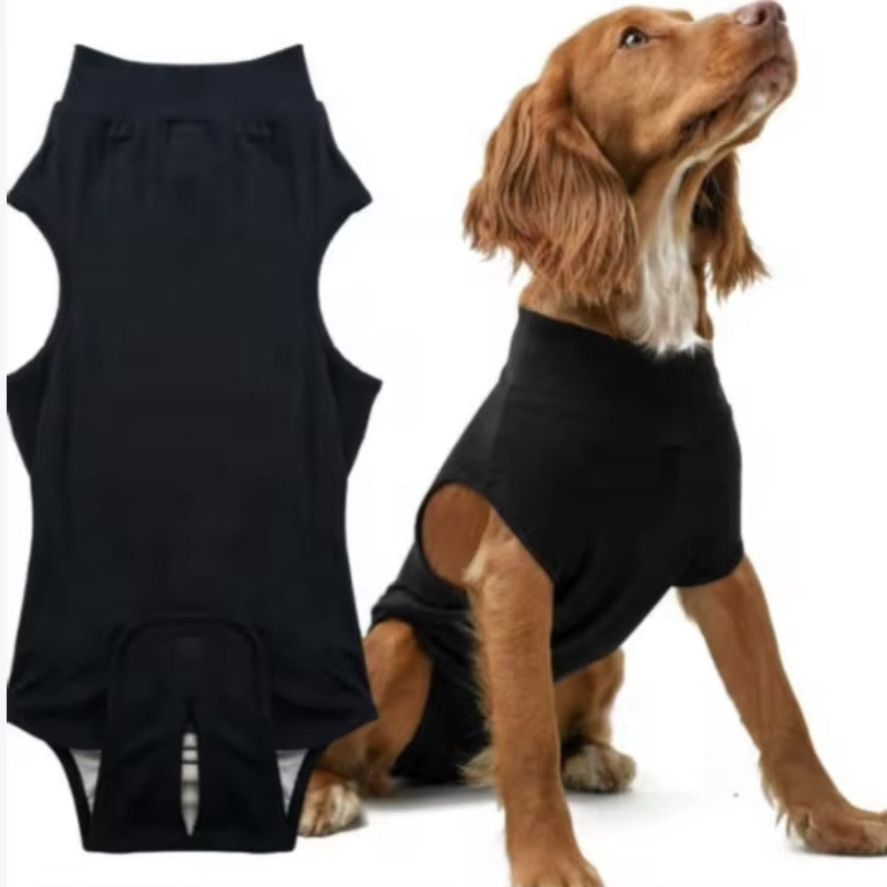 Post-Surgery Dog Recovery Vest – Comfort Fit Healing Shirt with Copper-Infused Fabric